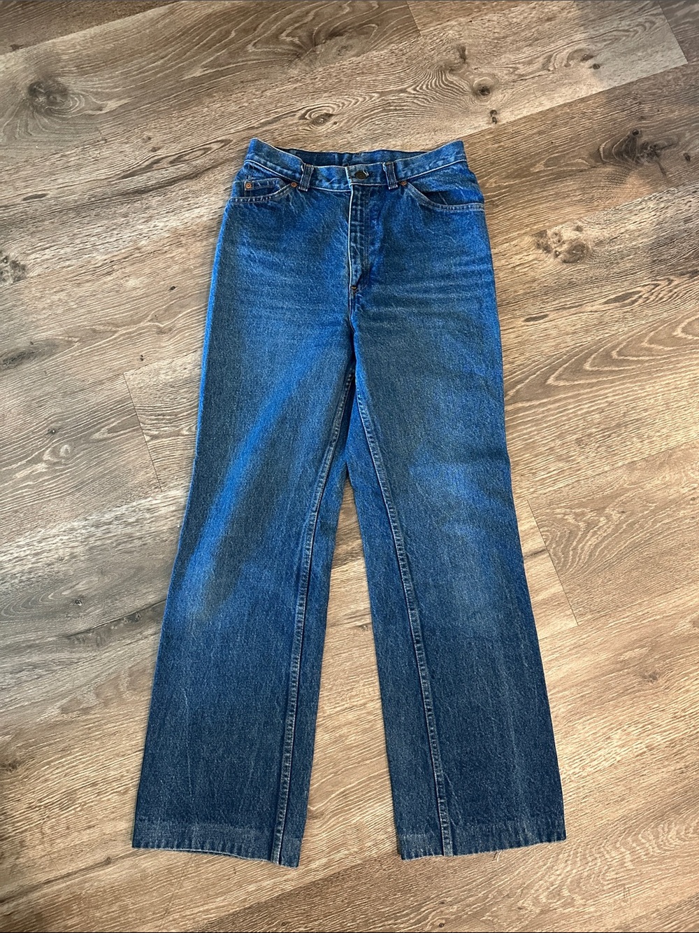 Classic High-Rise Dark Blue Orange Label Levi’s